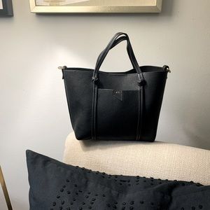 Foley & Corinna black Vegan leather satchel